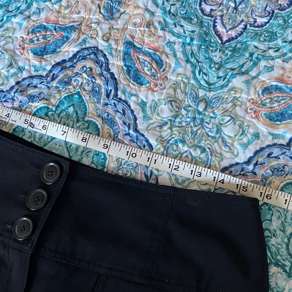 Larry Levine Black Buttoned Pencil Skirt - Picture 6 of 9